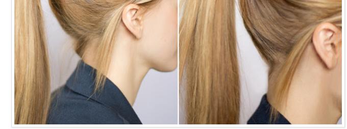 Ponytail Hairstyles Steps 1 - 2