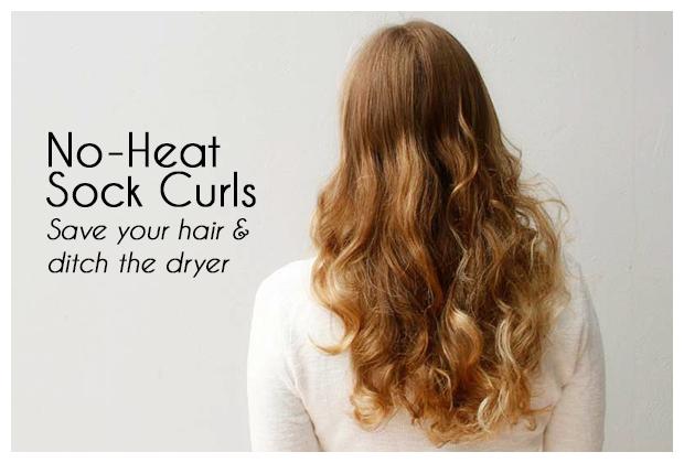 No-Heat Sock Curls