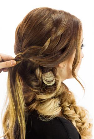 Intricate Side Braid Step 11