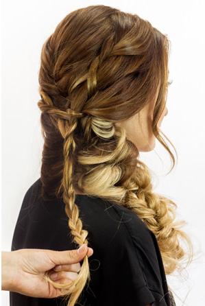 Intricate Side Braid Step 12