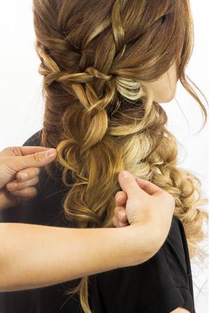 Intricate Side Braid Step 13