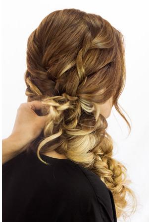 Intricate Side Braid Step 14