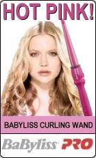 Babyliss Pink Conical Hair Curlers