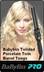 Babyliss Twisted - Porcelain Twin Barrel Tongs