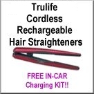 Dual heating plates make the Trulife a cordless hair straightener that really works!