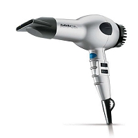 Larger image and more details about the Babyliss Pro Max Silver Hairdryer