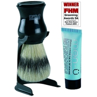 Larger image and more details about the men-u Barbiere Pure Bristle Shaving Brush