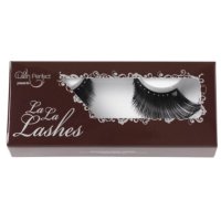 Larger image and more details about the La La Lashes Black Feather Strip Lashes