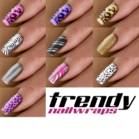 Larger image and more details about the Trendy Nailwraps Get Nailed Wraps