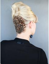 Medium  Updo Hairstyle by Claibornes