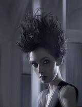 Black Messy Hairstyle by Charlie Miller