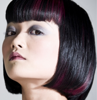 A long brown straight Modern Multi-Tonal hairstyle by Lee Stafford