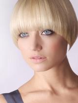 Short Blonde Bob Hairstyle by Mark Woolley