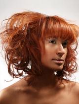  Red Avant Garde Hairstyle by New id Studios