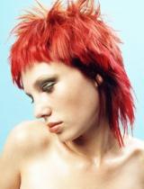 Short Red Hairstyle by Westrow Hairdressing