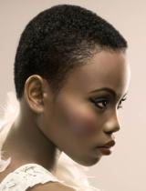 Short Frizzy Hairstyle by Steven Carey