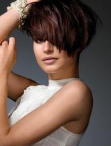 Short Brown Choppy Hairstyle by Royston Blythe