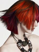 Medium Red Hairstyle by Vivienne Mackinder