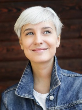 Mature Web Collection short grey Hairstyles