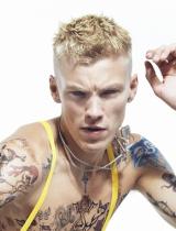 Mens Coloured Hairstyle by Tigi