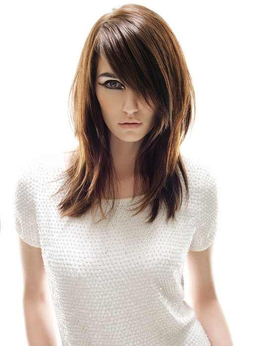 Tigi long brown Hairstyles