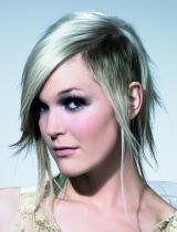 Medium Blonde Layered Hairstyle by Great Lengths