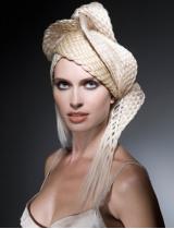 Long Blonde Avant Garde Hairstyle by Steven Carey