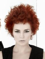 Red Shaggy Hairstyle by Hooker & Young