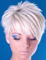 Blonde Choppy Hairstyle by Nathan Guy