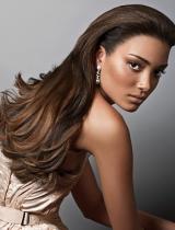 Brown Flicked Hairstyle by Great Lengths