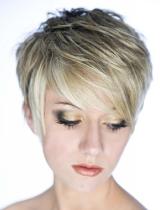 Blonde Choppy Hairstyle by Artisan