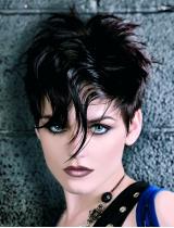 Short Black Rock-Chick Hairstyle by Revlon Professional