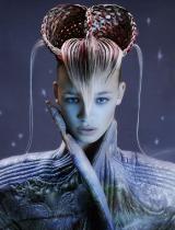 Blonde Avant Garde Hairstyle by seanhanna