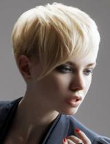 Short Blonde Hairstyle by Mark Woolley