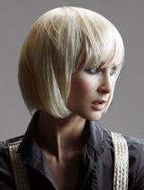 Medium Blonde Layered Hairstyle by Web Collections