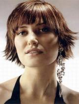 Brown Flicked Hairstyle by Web Collections