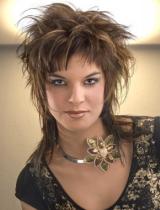 Medium Brown Spikey Hairstyle by Web Collections