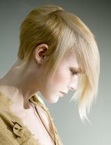 Medium Blonde Choppy Hairstyle by Marc Antoni