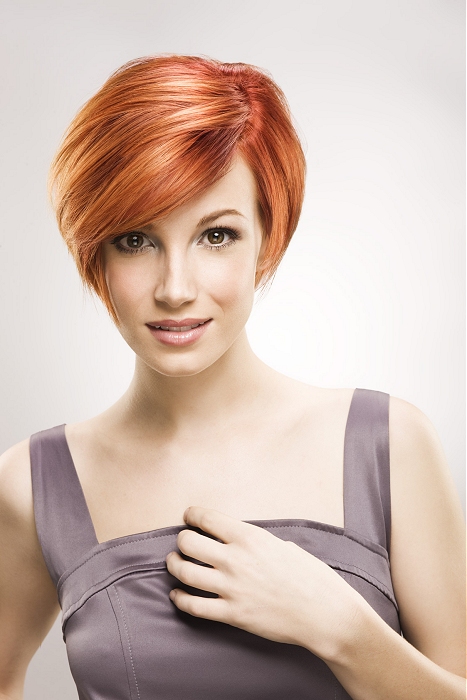 Lanza short red Hairstyles