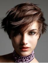 Short Layered Hairstyle by Jean Louis David