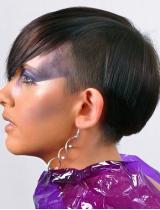   Shaved-Sides Hairstyle by Short Cuts