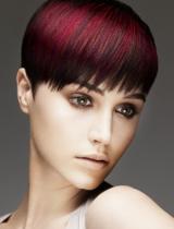 Short Red Hairstyle by Mark Leeson