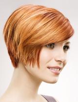  Red Office Hairstyle by Lanza