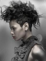 Long Brown Spikey Hairstyle by Phil Smith