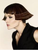 Short Brown Choppy Hairstyle by Hooker & Young