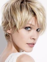 Short Coloured Hairstyle by Jean Louis David