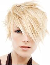 Medium Blonde Spikey Hairstyle by seanhanna