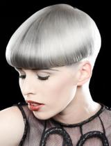 Short Grey Hairstyle by Cutting Room Creative