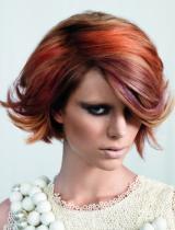 Medium Red Hairstyle by Great Lengths