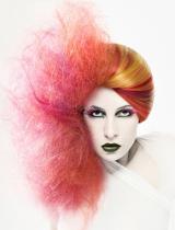  Red Avant Garde Hairstyle by Anne Veck Hair